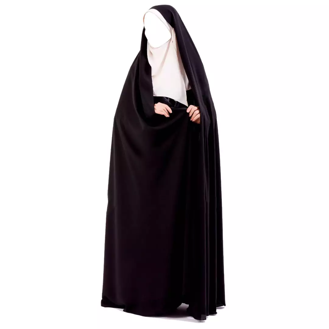 چادر مشکی بزرگسال مدل ایرانی درجه 4 چین حریراسود مات برند خدمتگزاران (701494) 155