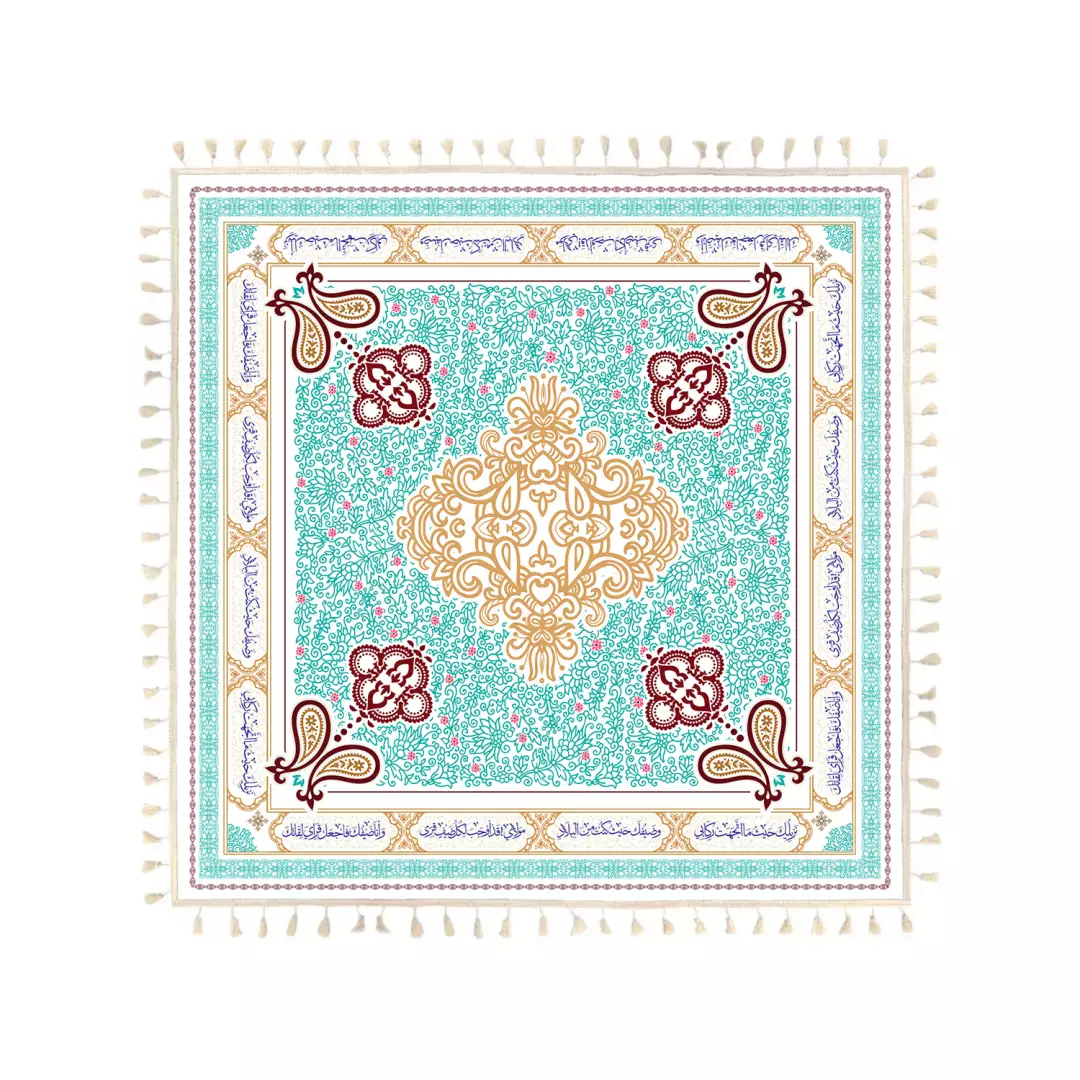 سفره سپاس عربی 4 نفره در ابعاد 70*70 طرح ختایی