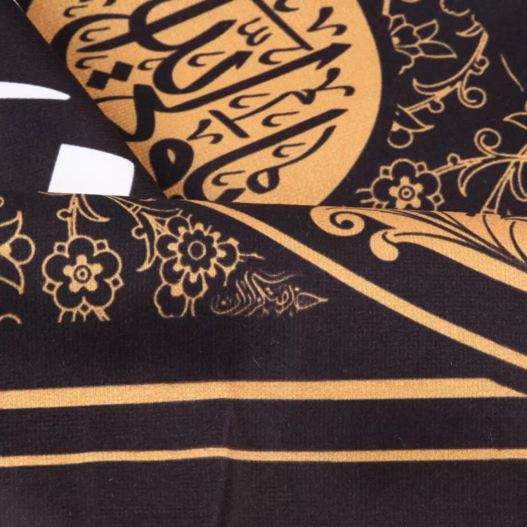 کتیبه مخمل افقی با شعار اللهم عجل لولیک الفرج 75*100 رنگ مشکی