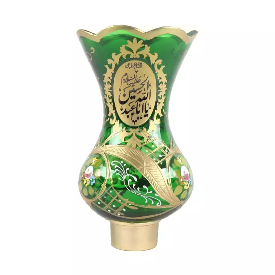 لاله شمعدان یا اباعبدالله الحسین و امام رضا علیه السلام سبز ارتفاع 21 مناسب پایه 34