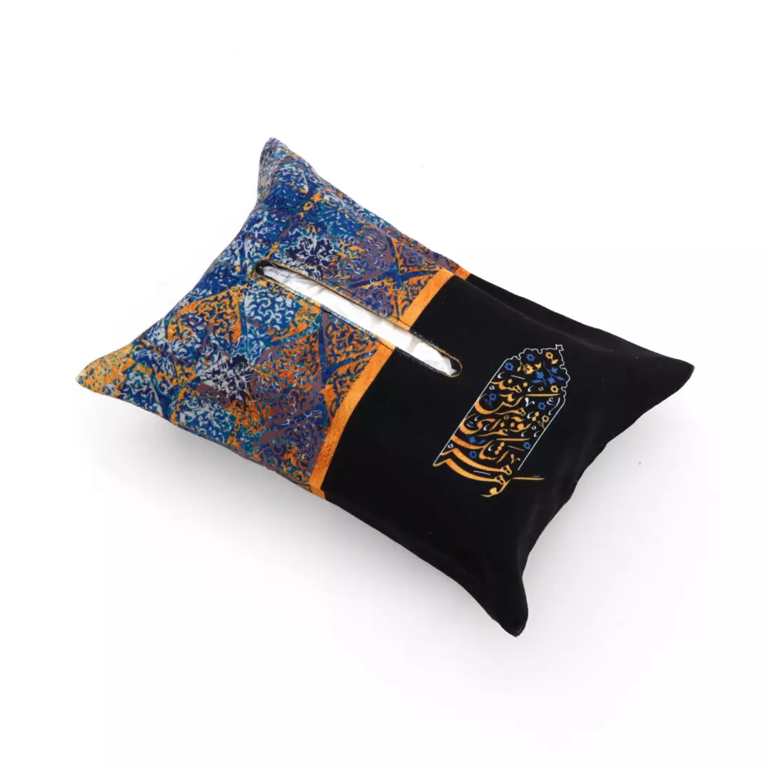 جادستمال کاغذی مخمل با شعار گوهر اشک عزای تو به هر کس ندهد (700265) - جادستمال 1