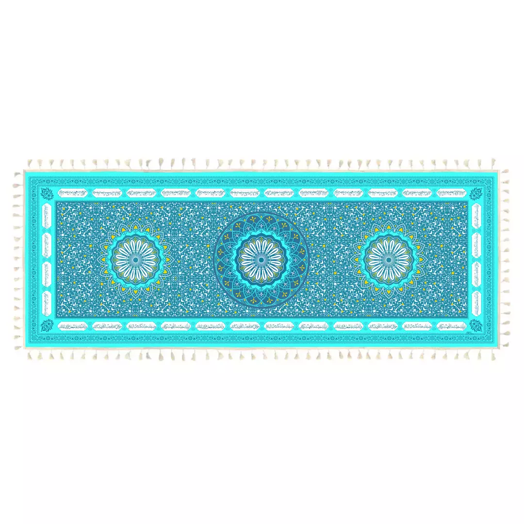 سفره سپاس عربی 10 نفره فیروزه ای 120*320