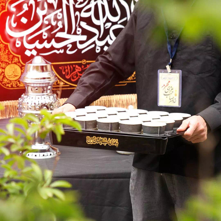 بند گردن آویز نمایشگاهی بدون طلق سینه (700057) - زرد