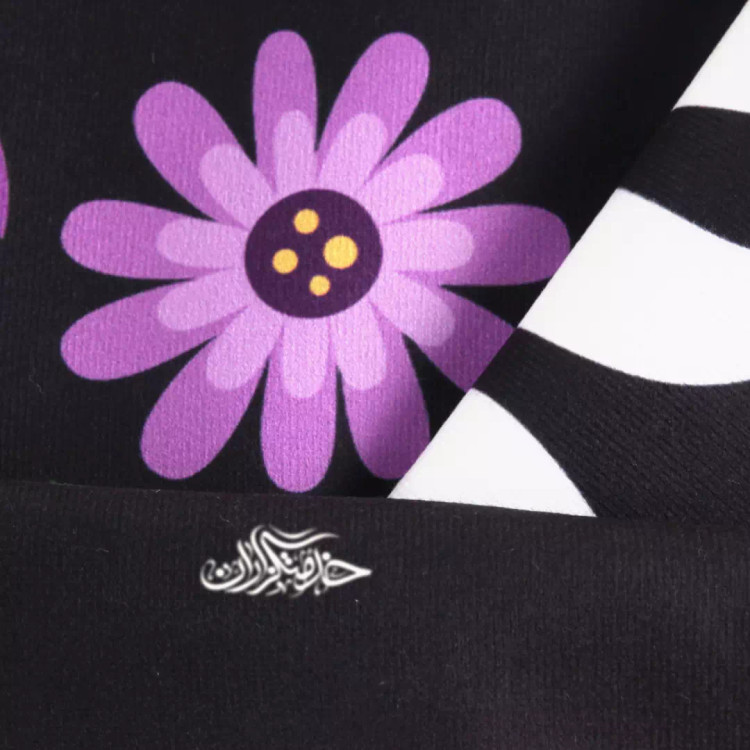 کتیبه مخمل افقی کودک با شعار یا فاطمه جان در دو جهان دل به تو بستیم (700370) - 70*120 سانتیمتر