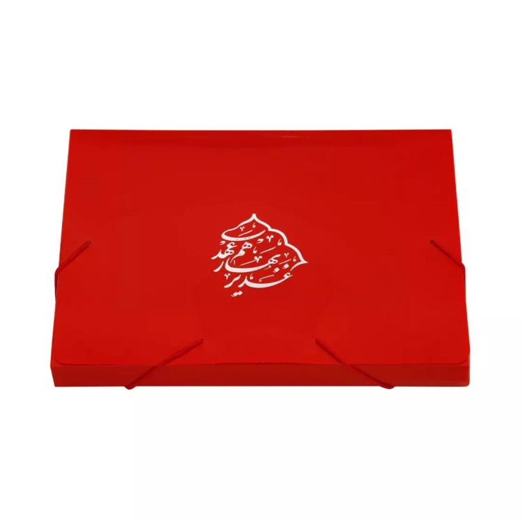 کیف سهند کشدار 9710S با شعار غدیر بهار هم عهدی (700239) - قرمز
