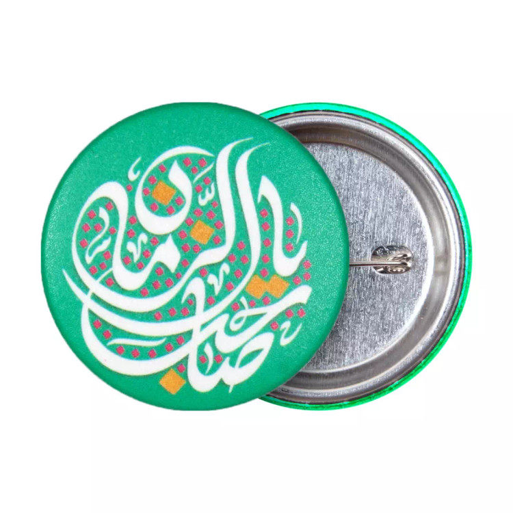 پیکسل لمینت مات رنگی با شعار یا صاحب الزمان سبز