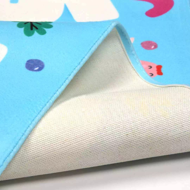کتیبه مخمل کودکانه با شعار ای گل گلها سلام مهدی زهرا سلام در دو رنگ (700449) - آبی