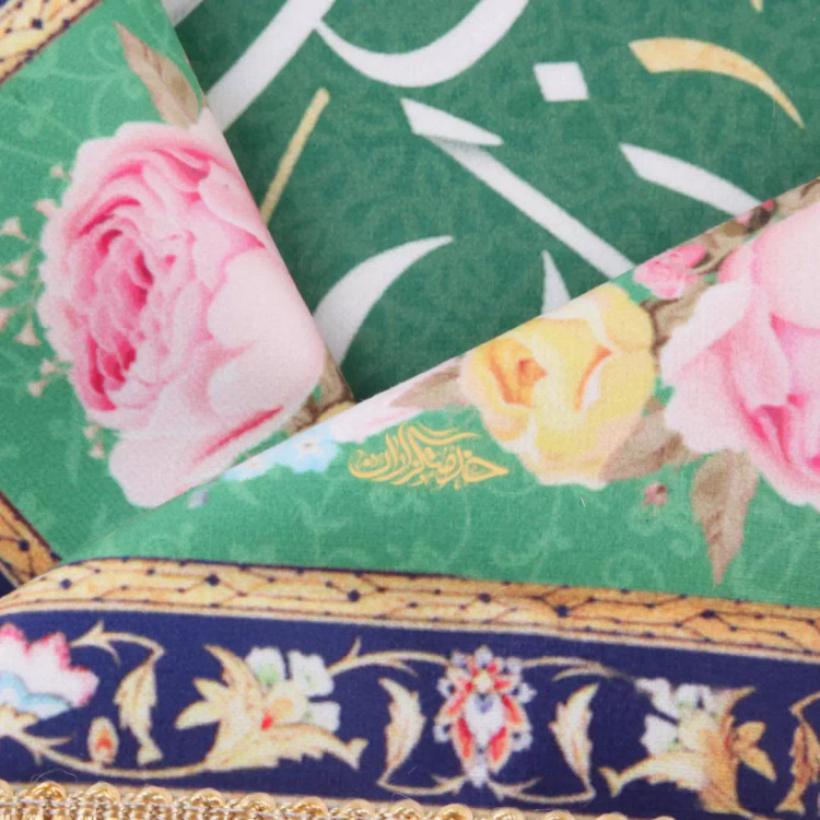 کتیبه مخمل این خانه هم عهد با موعود غدیر است (700493) - 45*45 سانتی متر