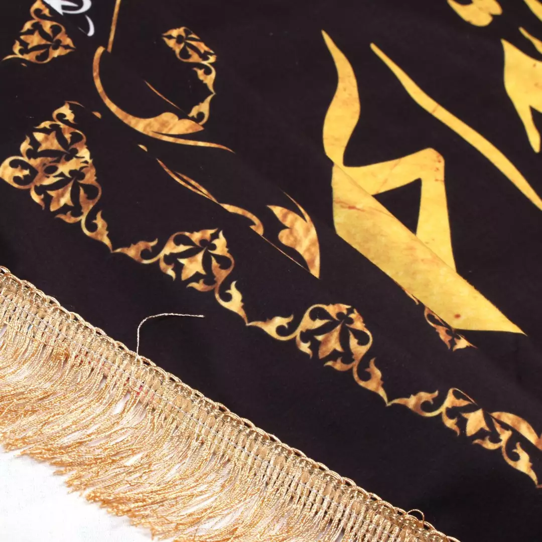 کتیبه مخمل با شعارصلی الله علیک یا اباعبدالله الحسین 140*300