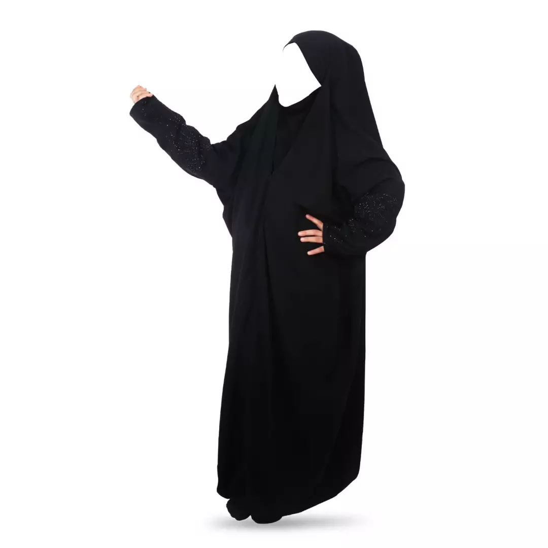 چادر مشکی کودک مدل لبنانی درجه 4 چین کن کن ندا برند خدمتگزاران (701258) - 115