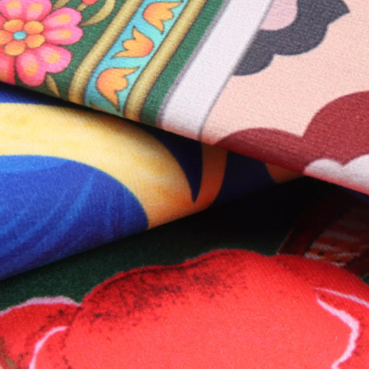 کتیبه مخمل افقی با شعار به مجلس نورانی اهل بیت خوش آمدید (700644) - 140*215 سانتیمتر