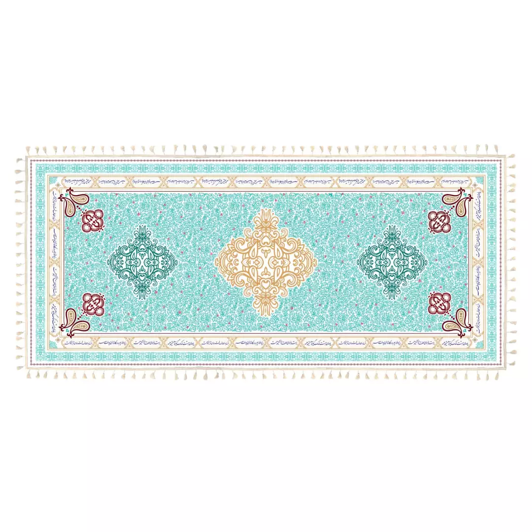 سفره سپاس فارسی 8 نفره در ابعاد 120*270 طرح ختایی