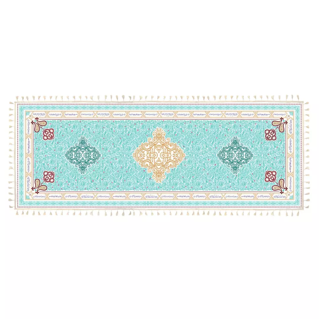 سفره سپاس فارسی 10 نفره در ابعاد 120*320 طرح ختایی