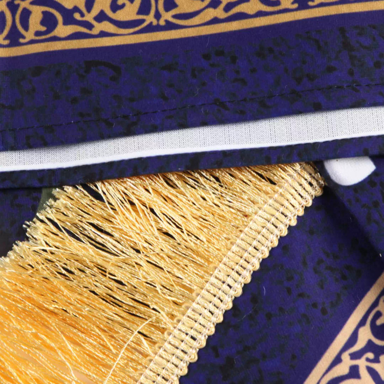 کتیبه مخمل پایین هلالی با شعار یا فاطمه جان در دو جهان دل به تو بستیم (700743) - 140*230 سانتیمتر