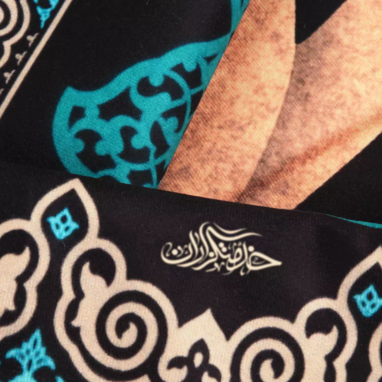 کتیبه مخمل افقی با شعار فاطمه بضعه منی (700747) - 140*300 سانتی متر