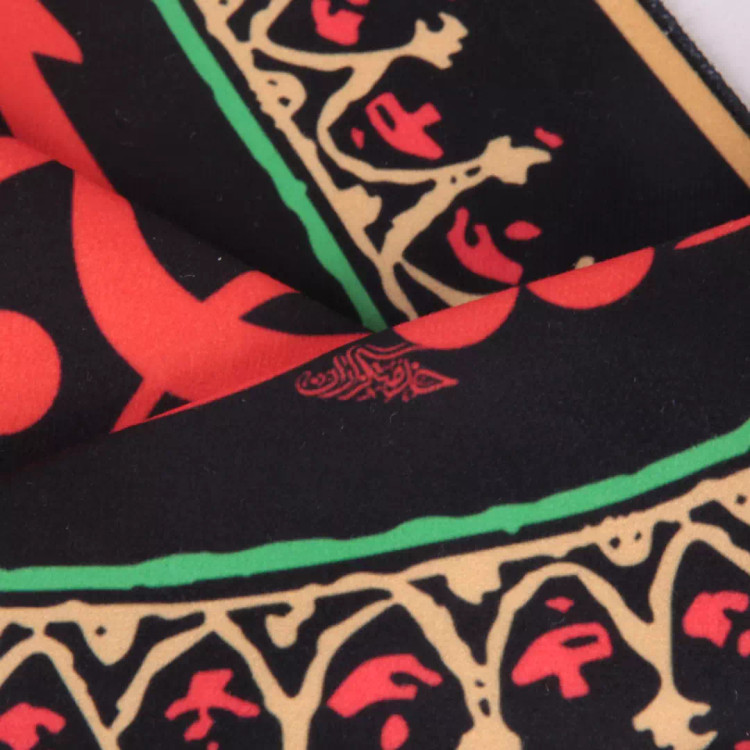 کتیبه مخمل طرح اشک با شعار یا اباعبدالله علیه السلام 45*65