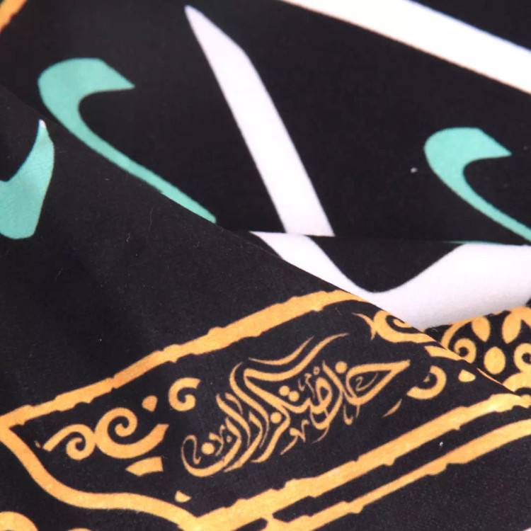 کتیبه مخمل افقی با شعار یا مولای یا اباعبدالله 50*105