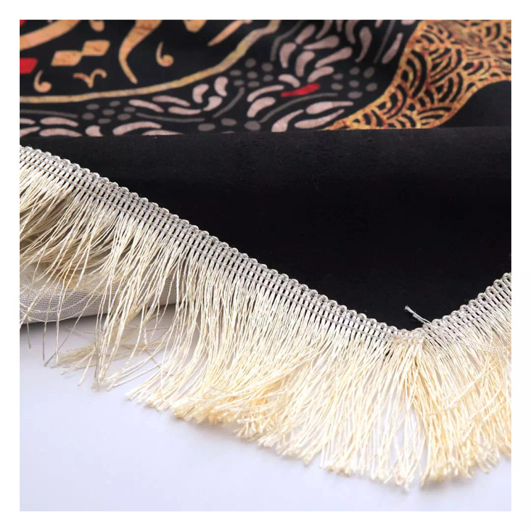کتیبه مخمل السلام علیک یافاطمه الزهرا طرح اشک پایین مثلثی ریشه دار 65*135