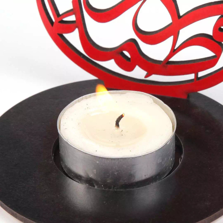 جاشمعی چوبی طرح یا فاطمه الزهرا علیه السلام