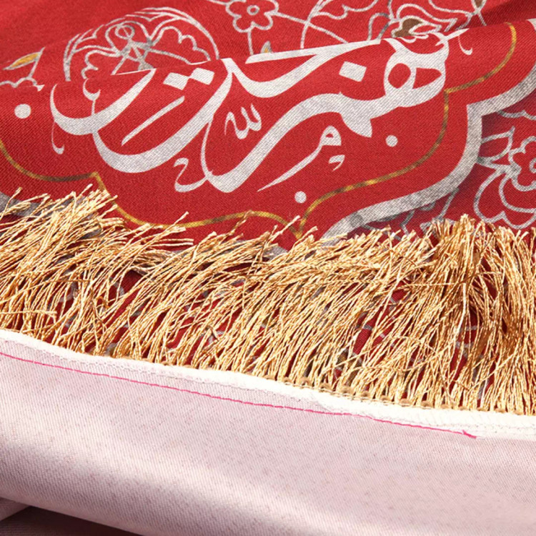 کتیبه پاناما سه عددی با شعار یا حسین مظلوم 65*140 و در دو طرف اللهم عجل لولیک الفرج 35*130