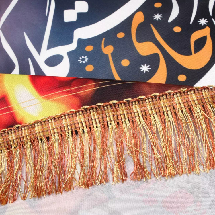 کتیبه پاناما چایخانه طرح یک چای روضه تو مرا رستگار کرد 70*70