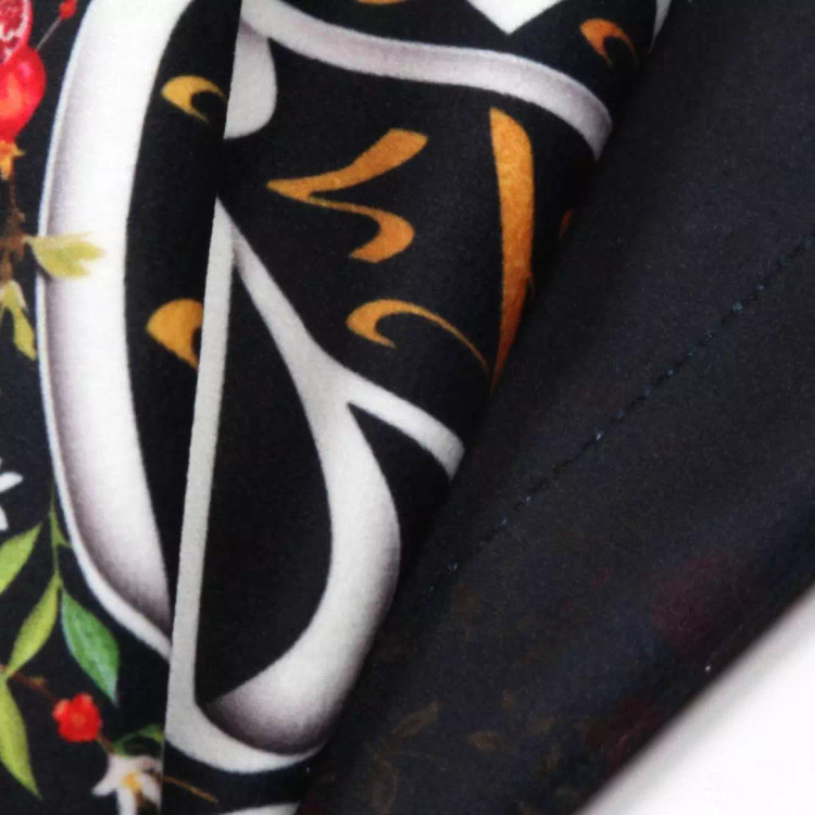 کتیبه مخمل تک عددی طرح یا فاطمه طرح انار 65*135