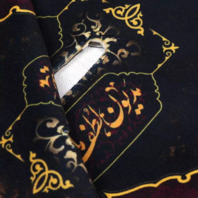 جادستمال کاغذی مخمل مشکی با شعار مدیون لطف مادر این خانواده ایم کد 2