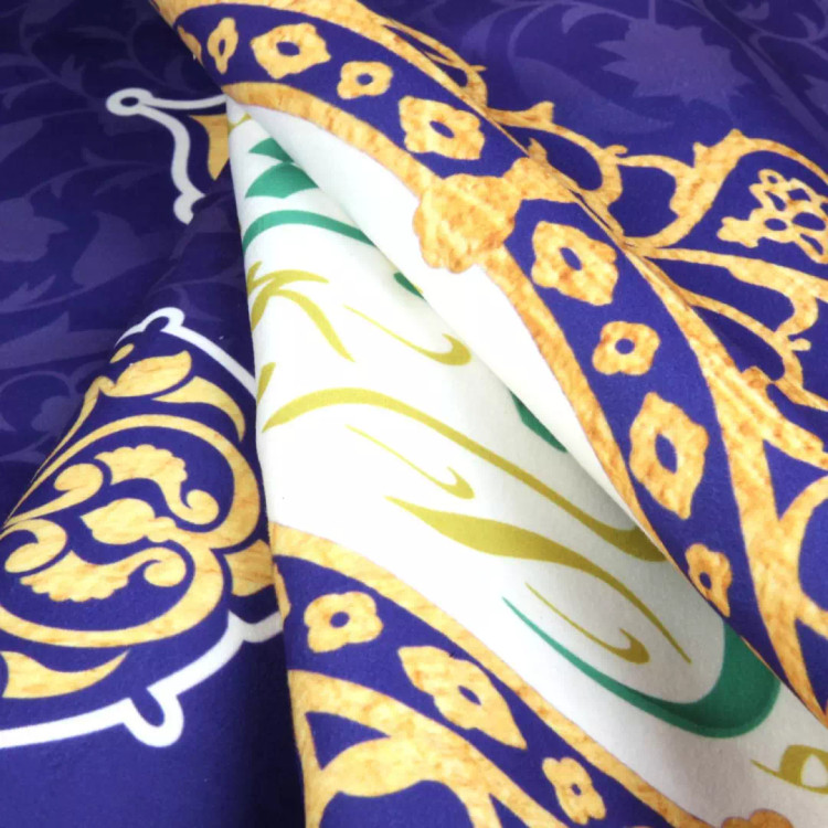 کتیبه مخمل آیفونی با شعار السلام علیک یا امام حسن مجتبی زمینه آبی 20*40