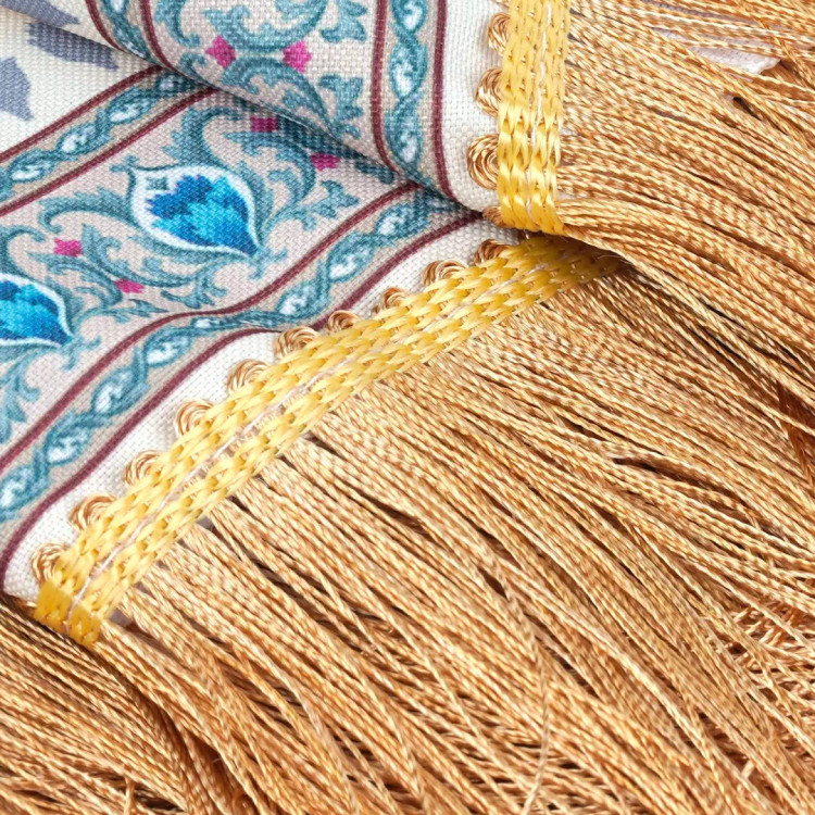 کتیبه پاناما افقی با شعار یا علی بن موسی الرضا زمینه کرم (700594) - 40*85 سانتیمتر