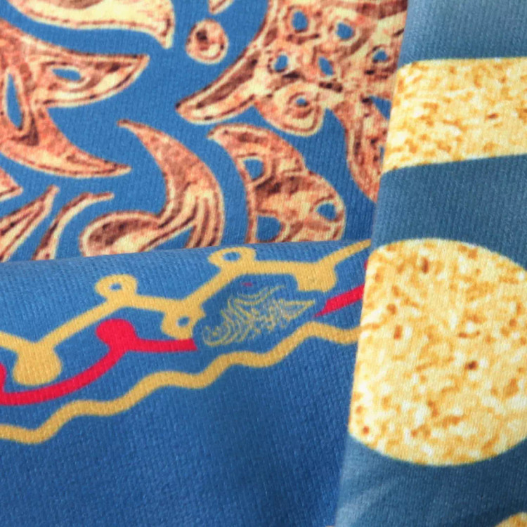 کتیبه مخمل افقی با شعار ایها القائم المنتظر المهدی ابعاد 75*210 (700674) - سورمه ای