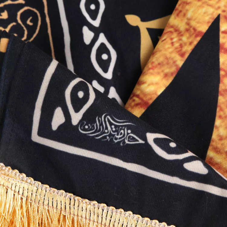 کتیبه مخمل افقی با شعار صلی الله علیک علی ابن الحسین السجاد (700678) - 90*200 سانتیمتر