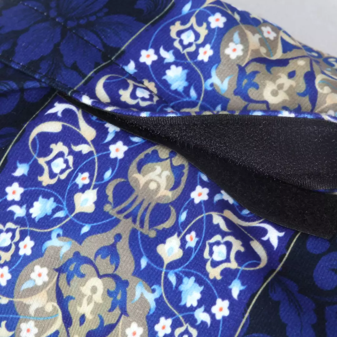 جادستمال کاغذی مخمل با شعار چادرت را بتکان روزی مارا بفرست سورمه ای