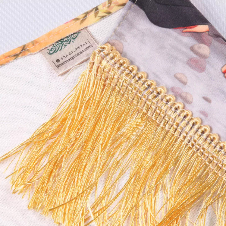 کتیبه مخمل عمودی کودک طرح عزادار مادرم (700774) - 90*140 سانتیمتر
