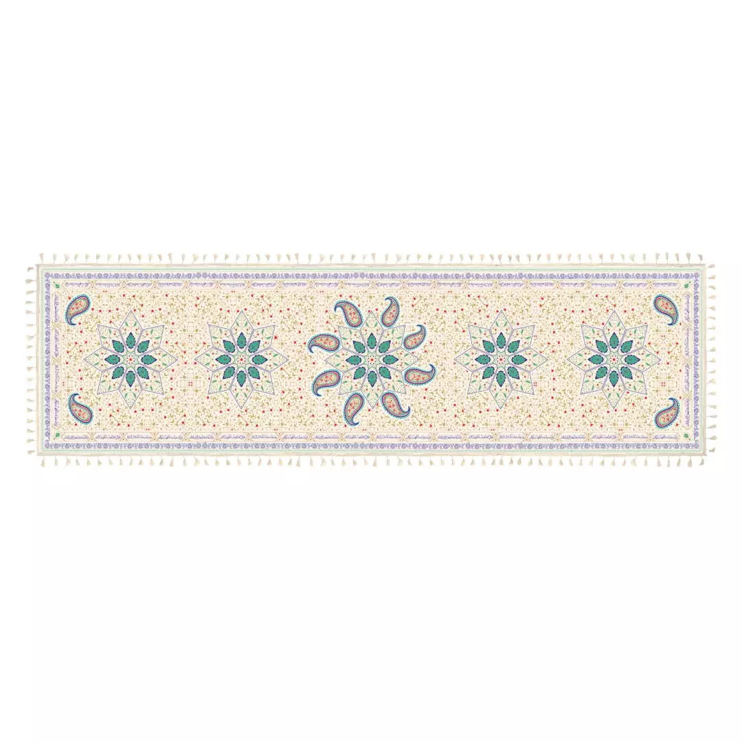 سفره سپاس عربی 12 نفره در ابعاد 120*420 رنگ سفید