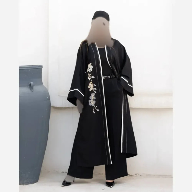 مانتو عبایی بهار گل