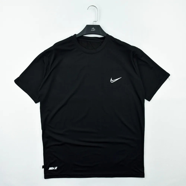 تیشرت ورزشی مردانه نایکی جنس تمام لاکرا یقه گرد