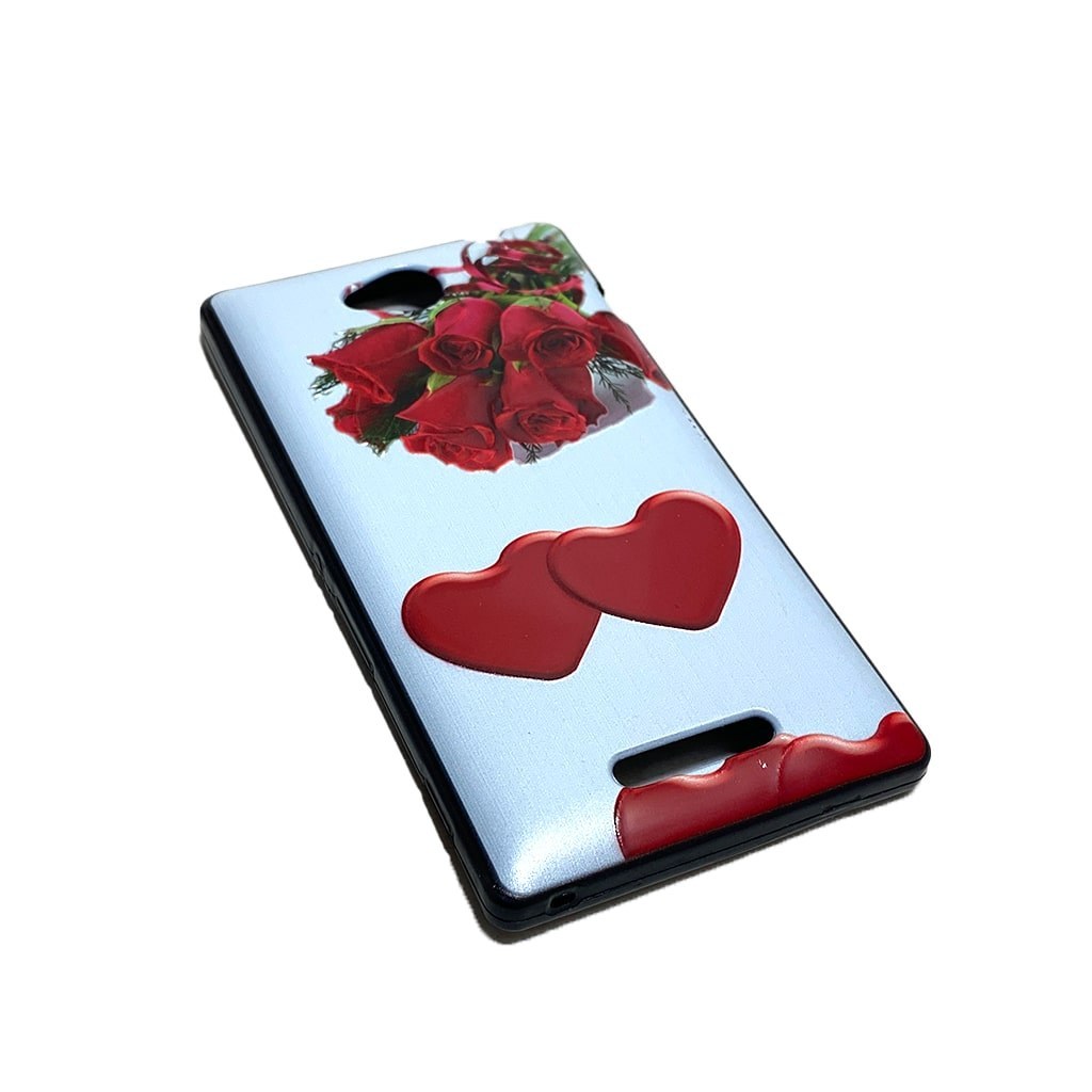 قاب گوشی موبایل سونیSony c- s39h.مدل قلب قرمز