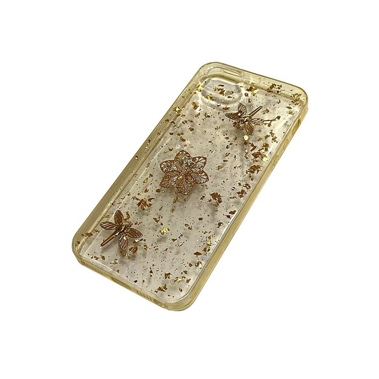 قاب گوشی موبایل اپل5-ایفون5-ایفونse-ایفون5s.مدل رزین گل برجسته