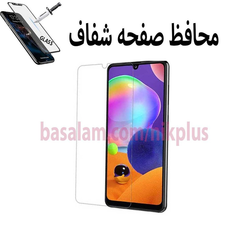گلس شیشه ای شفاف گوشی سامسونگa40-ضدخشa01-A40