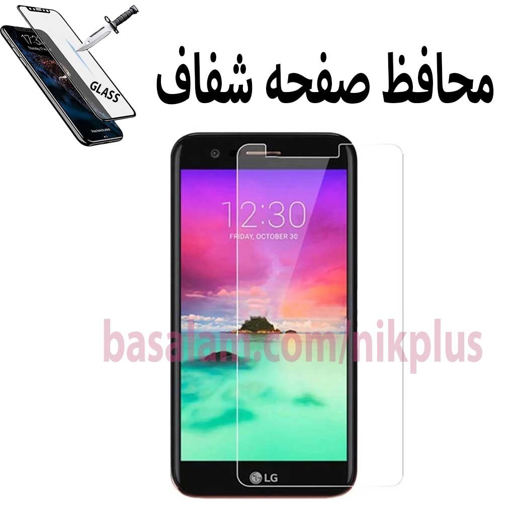 گلس شیشه ای شفاف الجیK10 2017-ضدخش k10 2017