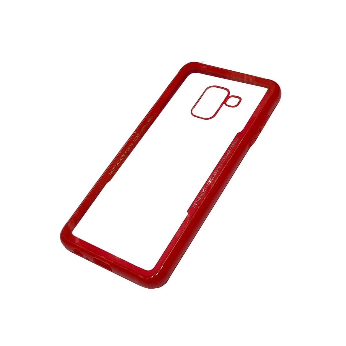 قاب گوشی سامسونگ a8 2018-A8 2018.مدل پشت شفاف